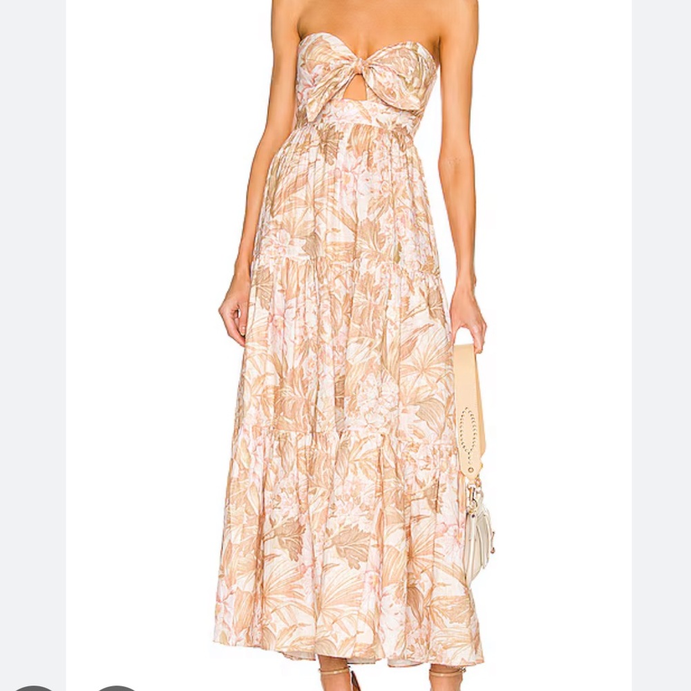 Andie Tie Front Dress in Sepia Floral
ZIMMERMANN